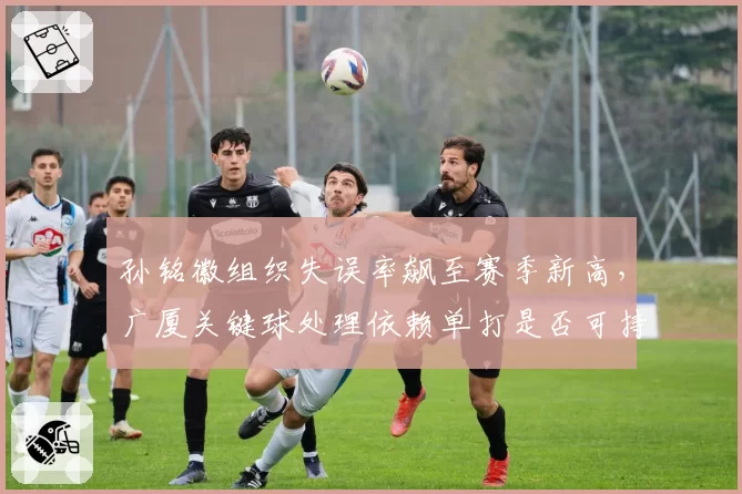 孙铭徽组织失误率飙至赛季新高,广厦关键球处理依赖单打是否可持续?